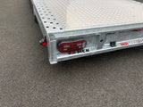 18ft x 7ft beavertail low loader trailer