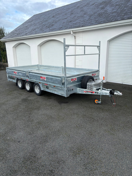 14ft FlatBed Tri Axle Trailer