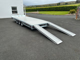 18ft x 7ft beavertail low loader trailer