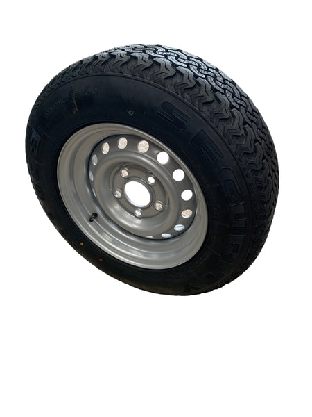 185/70R13 Wheel and Tyre Rough tread