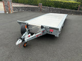 18ft x 7ft beavertail low loader trailer