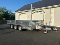 12ft FlatBed Tri Axle Trailer