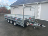 12ft x 6ft,7” Tri axle Flatbed Trailer