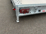 18ft x 7ft beavertail low loader trailer