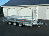 12ft FlatBed Tri Axle Trailer