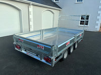 12ft FlatBed Tri Axle Trailer