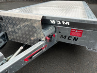 18ft x 7ft beavertail low loader trailer
