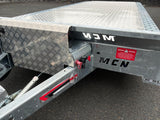 18ft x 7ft beavertail low loader trailer