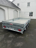 12ft x 6ft,7” Tri axle Flatbed Trailer