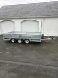 12ft x 6ft,7” Tri axle Flatbed Trailer