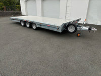 18ft x 7ft beavertail low loader trailer
