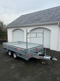 10ft Flatbed Tandem Trailer