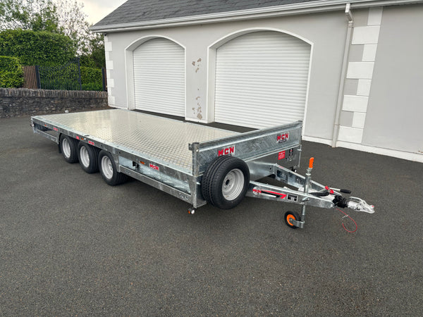 16ft Flatbed Tri Axle Trailer