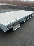 16ft Beavertail Tri Axle Trailer
