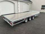 16ft Flatbed Tri Axle Trailer