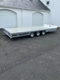 18ft x 7ft Flatbed with sloped headboard