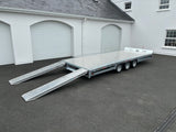 18ft x 7ft beavertail low loader trailer