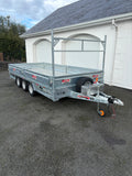 14ft FlatBed Tri Axle Trailer