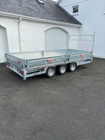14ft FlatBed Tri Axle Trailer