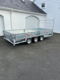 14ft FlatBed Tri Axle Trailer