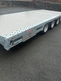 16ft Beavertail Tri Axle Trailer