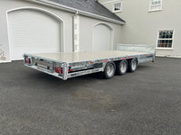 16ft Flatbed Tri Axle Trailer