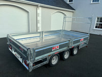 12ft FlatBed Tri Axle Trailer