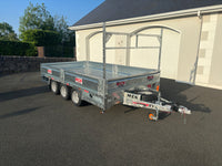 12ft FlatBed Tri Axle Trailer