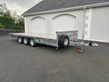 16ft Flatbed Tri Axle Trailer