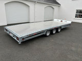 18ft x 7ft beavertail low loader trailer
