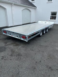 18ft x 7ft Flatbed with sloped headboard