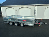 12ft FlatBed Tri Axle Trailer