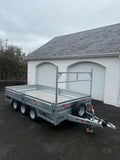12ft x 6ft,7” Tri axle Flatbed Trailer