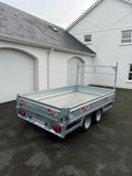 10ft Flatbed Tandem Trailer