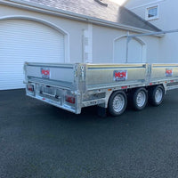 12ft FlatBed Tri Axle Trailer