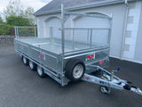 12ft Flatbed Tri Axle Trailer