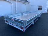 16ft Flatbed Tri Axle Trailer