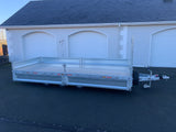 16ft Flatbed Tri Axle Trailer