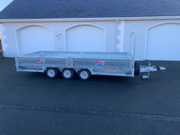 16ft Flatbed Tri Axle Trailer