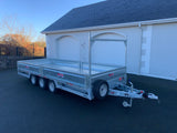 16ft Flatbed Tri Axle Trailer