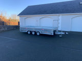 16ft Flatbed Tri Axle Trailer