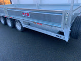 16ft Flatbed Tri Axle Trailer